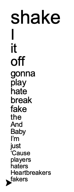 word list